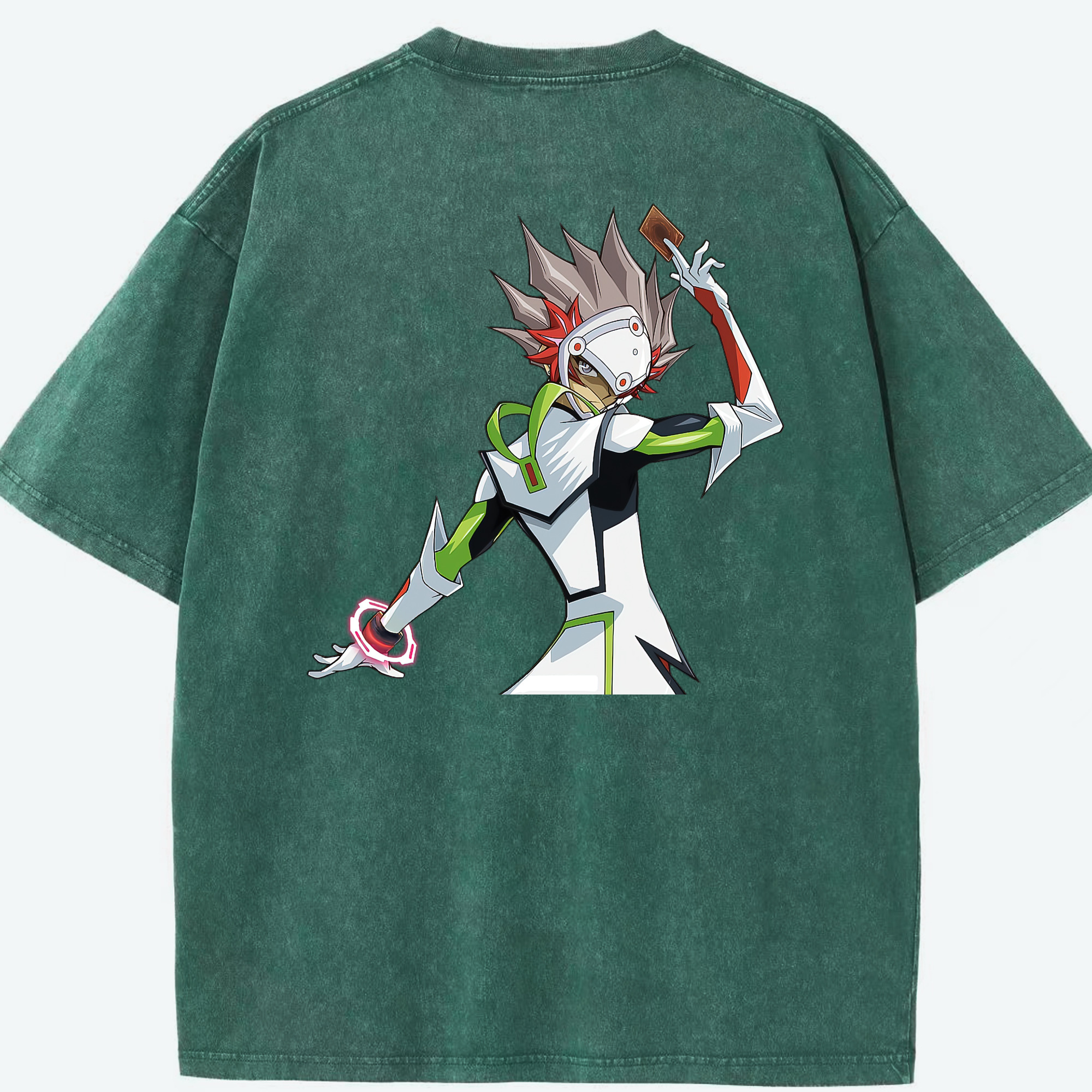 （画像用） 遊☆戯☆王 Yu-Gi-Oh! 綿100% ヴィンテージ風 半袖Tシャツ（背面プリント）